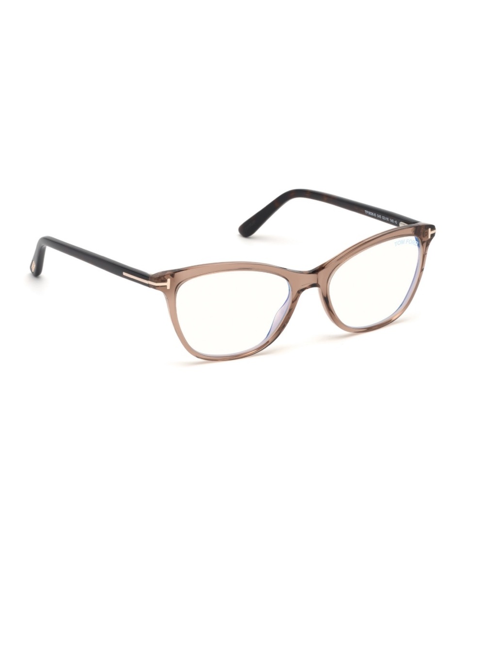 Tom Ford Women’s Cat Eye Glasses TF-5636-B Brown Frames 52-16-140 - Picture 3 of 17